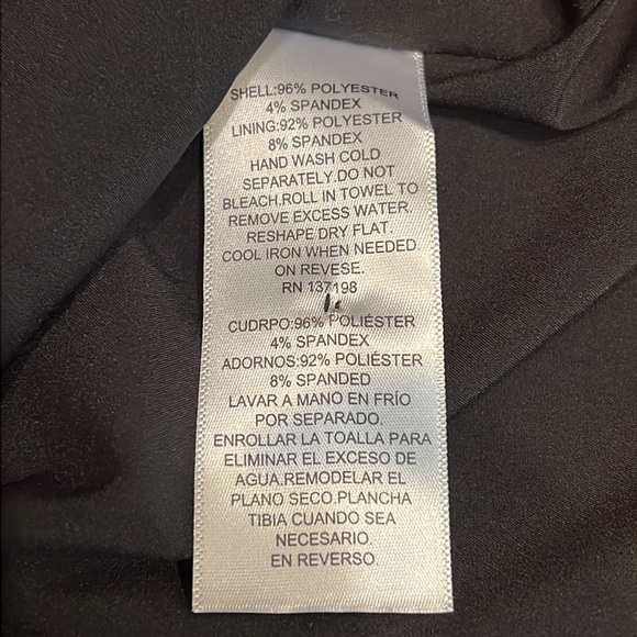 Danielle Bernstein We Wore What Womens Satin Embellished One-Button Blazer XS - Picture 9 of 9